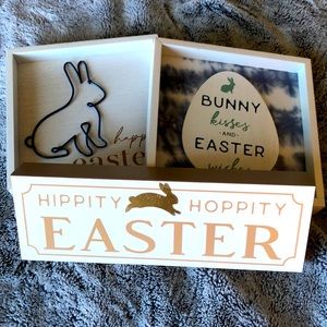 Set of Three Wood Easter Signs